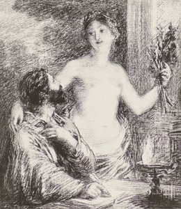 Müzisyen by Ignace Henri Jean Fantin Latour