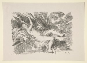 alarm by Ignace Henri Jean Fantin-Latour