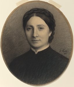 Madam Ditte, 1867. by Ignace Henri Jean Fantin Latour