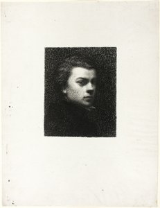 Sanatçının Onyedi Yaşındaki Portresi by Ignace Henri Jean Fantin Latour