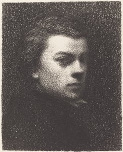 Seventeen'de Otoportre by Ignace Henri Jean Fantin Latour