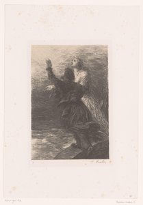 Senta ve Hollandalı, Le Vaisseau-Fantôme cennetine yükselir. Perde III. Ravissement de Senta et du Hollandais Life ve Richard Wagner'in eserleri (dizi adı) by Ignace Henri Jean Fantin Latour