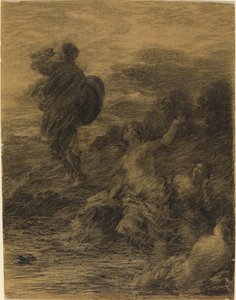 Siegfried ve Ren Bakireleri by Ignace Henri Jean Fantin Latour