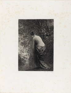 ayakta yüzücü by Ignace Henri Jean Fantin Latour