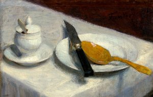 Hardallı Saksı ile Natürmort by Ignace Henri Jean Fantin Latour