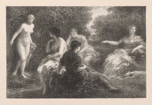 Yıkananlar by Ignace Henri Jean Fantin Latour