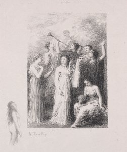 Kör by Ignace Henri Jean Fantin Latour