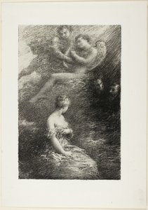 Faust'un Laneti: Marguerite'nin Görünüşü by Ignace Henri Jean Fantin Latour