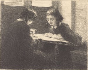 nakışçılar by Ignace Henri Jean Fantin-Latour