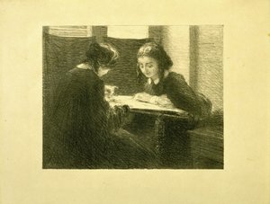 Nakışçılar, No. 3 by Ignace Henri Jean Fantin Latour