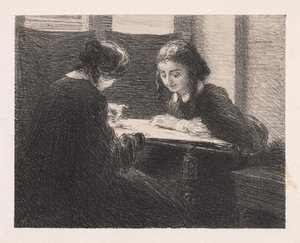 nakışlar, by Ignace Henri Jean Fantin Latour