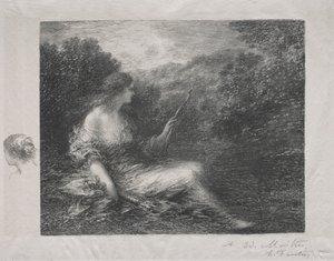 avcı by Ignace Henri Jean Fantin Latour