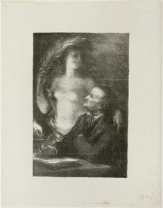 İlham perisi by Ignace Henri Jean Fantin Latour