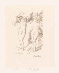 Eva tarafından iki çalışma by Ignace Henri Jean Fantin Latour