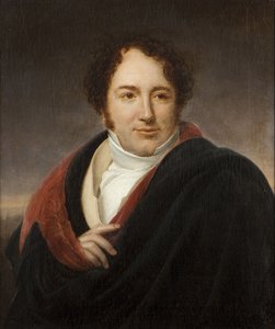 Opera sanatçısı Luigi Lablache (1794-1858) par Riesener, Henri-Francois (1767-1828) portresi. Tuval üzerine yağlı boya, ebat : 66x55, , Özel Koleksiyon