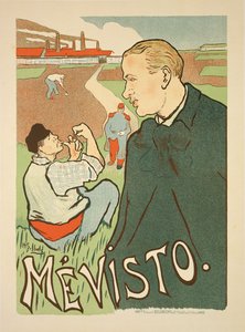 'Mevisto' reklam afişinin reprodüksiyonu, Paris