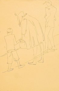 Hayvanat bahçesinde by Henri Gaudier Brzeska