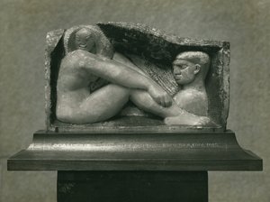 Odalısque (Erkek ve Kadın) 1912-13 (kaymaktaşı)
