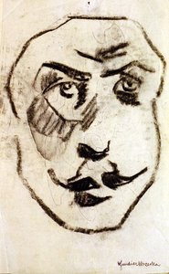 Brodzky Heykel Başkanı by Henri Gaudier Brzeska