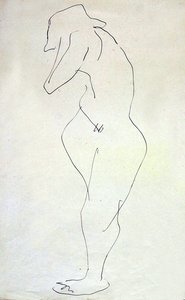 Sophie Nude, arkasını dönüyor