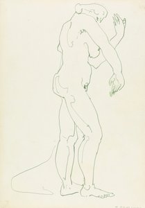 Ayakta Kadın Figürü by Henri Gaudier Brzeska