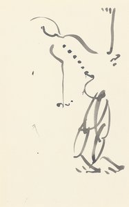 "Kızıl Taş Dansçısı" Çalışması, 1914