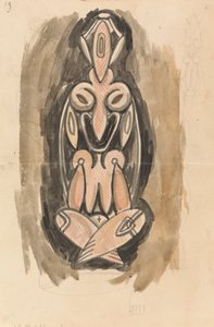 Heykel Sütunu Çalışması by Henri Gaudier Brzeska