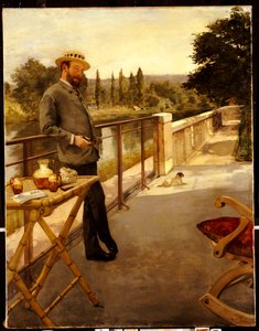 Terasta Zarif Bir Adam, 1885 by Henri Gervex