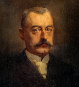 Henri Gervex (1852-1929) tarafından yapılan “” Pierre Waldeck Rousseau (Waldeck-Rousseau) (1846-1904) politikacı” portresinin detayı. 1x0,72 m Paris, Musee Carnavalet by Henri Gervex