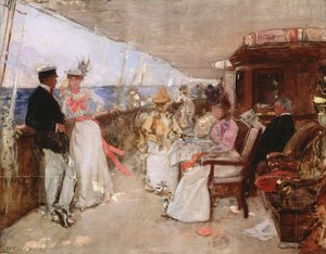 Takımadalarda Yatçılık, 1898 dolayları (kroki) by Henri Gervex