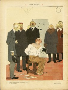 Le Rire'de Henri Gousse'nin (1872-1914) çizimi, 27/03/09 - Nihai tuvalet - Ölüm cezası İnfaz Echafaud