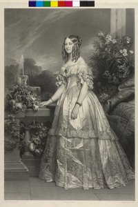 Saxe-Coburg-Gotha Prensesi Victoria by Henri Grevedon