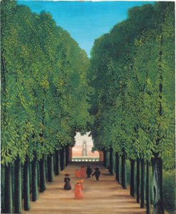 The Avenue in the Park at Saint Cloud, 1908 dolayları (tuval üzerine yağlı boya) by Henri Rousseau
