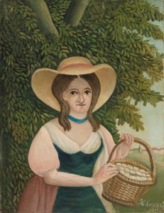 yumurta kadın by Henri J.F. 1844 1910 Rousseau