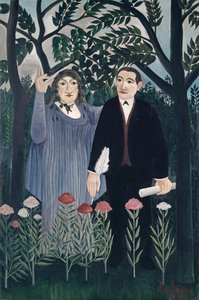 Şaire İlham Veren İlham Perisi, 1909 by Henri J.F. Rousseau
