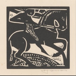 at binicisi by Henri Jonas (signed by artist)