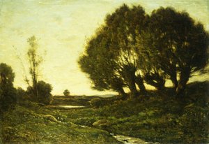 Deresi Olan Ormanlık Bir Peyzaj, 1903 by Henri Joseph Harpignies