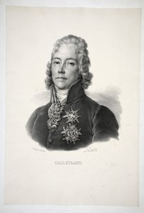 Talleyrand, bar. 1821 by Henri Joseph Hesse