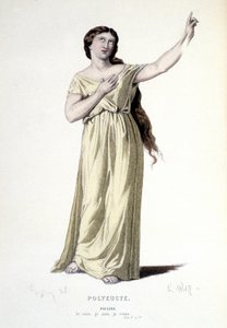 Pauline için "Polyeucte"de kostüm tasarımı, 1884 by Henri Jules Jean Geoffroy