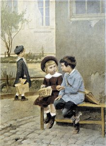 Okul: ücretsiz değişim - Geoffroy by Henri Jules Jean Geoffroy