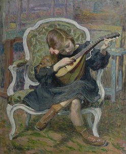 Mandolin Oynayan Kız