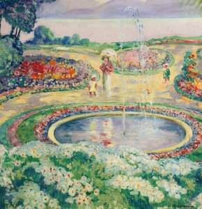 Çiçek Bahçesi. by Henri Lebasque