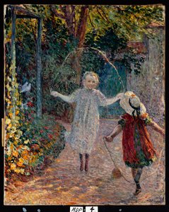 Bahçede Oynayan Genç Kızlar, 1899 by Henri Lebasque