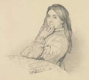 annesinin portresi by Henri Lehmann
