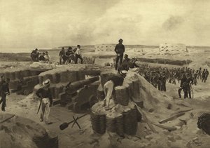 Bomarsund Savaşı, 1854 (gravür)