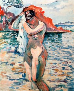 Bir Yüzücü, 1906. by Henri Manguin