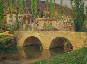 Köprünün Yanında Hamlet by Henri Martin