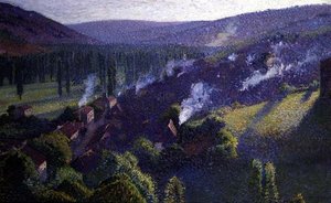 Vadi (tuval üzerine yağlı boya) by Henri Martin