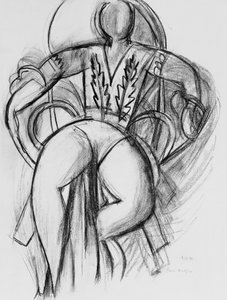 Bir koltukta dinlenen dansçı by Henri Matisse