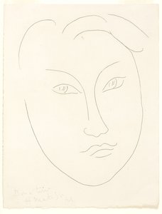 Genç Bir Çocuğun Yüzü by Henri Matisse